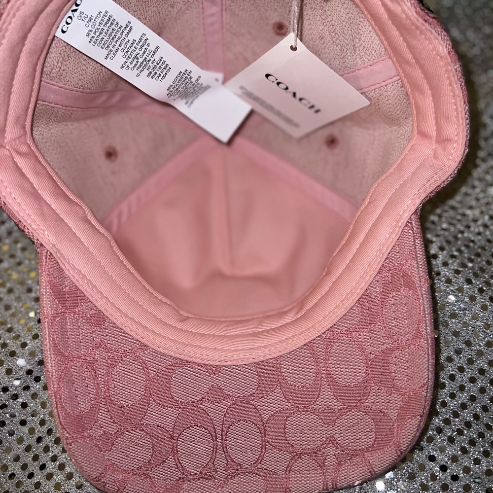 PINK COACH HAT